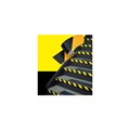 3M Hazard Warning Tape 766, Yellow/Black, 50 mm x 33 m, Individually Wrapped Conveniently Packaged Alternative Image