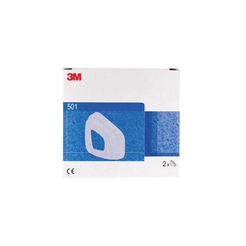 3M 501 Filter Retainers (2) -  Pack