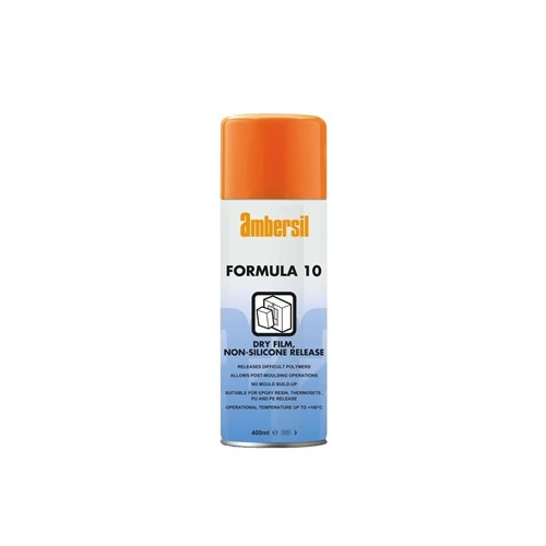 Ambersil Formula 10 Dry Film Release For Thermoset Plastics - 400ML Aerosol