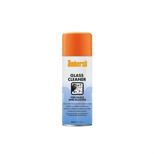 Ambersil Glass Cleaner Highly Effective Cleaner - For Glazi - 400ML Aerosol