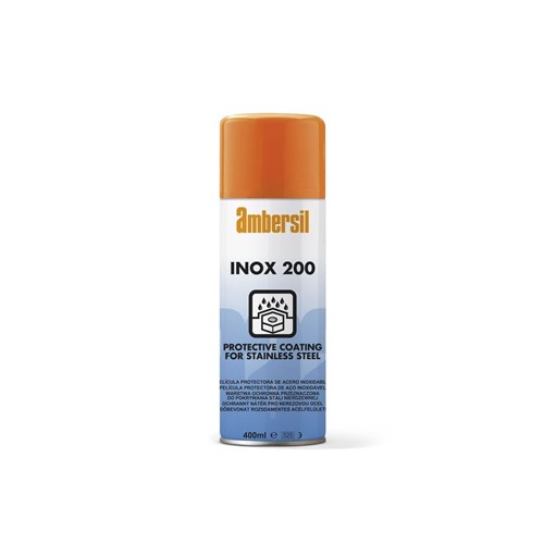 Ambersil Inox 200 Protective Coating For S Steel - 400ML Aerosol