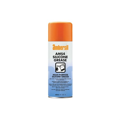 Ambersil AMS4 Multi-Purpose Silicone Grease - 400ML Aerosol