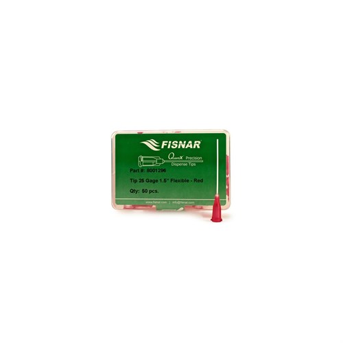 Fisnar Dispensing Red 25 Gauge Bonded 1.5" Tip 50/Pk