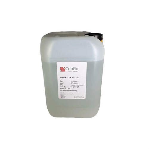 Indium VOC Free Liquid Flux WF7742 - 10 LITRE Container