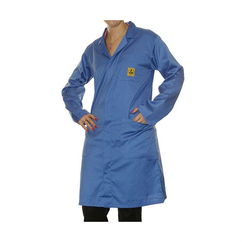 ESD Lab Coat Blue