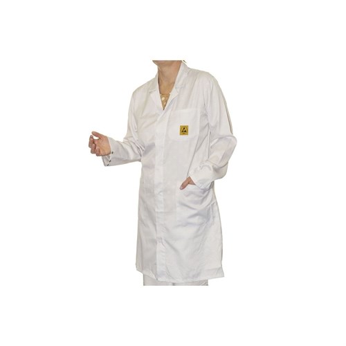 ESD Lab Coat White