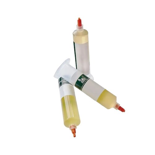 Indium POPFlux 8.9HF-LV 30cc ge + Thumb Plunger - 25G Syringe