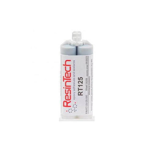 ResinTech RT125 Epoxy Adhesive (Black) -   - 50ML Dual Cartridge