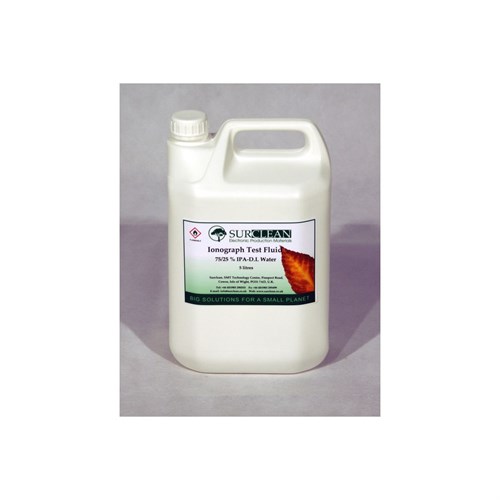 Surclean Ionograph Test Solution 75/25% IPA-DI - 5 LITRE Container