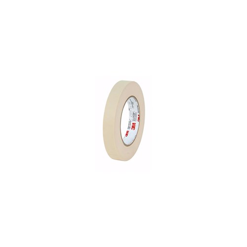 3M Flat-Backed Paper Electrical Tape 12, 590.6 mm x 54.9 m, Log roll 76.2 mm