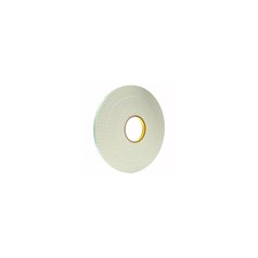 3M Double Coated Urethane Foam Tape 4026, White, 19 mm x 33 m, 1.6 mm