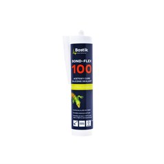 Bostik Bond-Flex 100 Clear HMA Silicone Sealant 300ml Cart