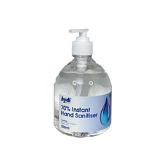 Hand sanitiser 70% Alcohol Gel   (: 6) - 500ML Bottle