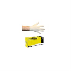 Latex Powdered Disposable Gloves - X Large  100 gloves/Box Pack of 100