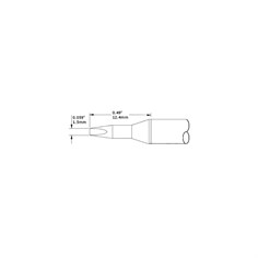 Metcal CVC-6CH0015A cartridge chisel access 1.4mm