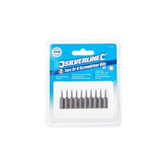 Silverline Torx Screwdriver Bit T4 x 25mm Pack of 10